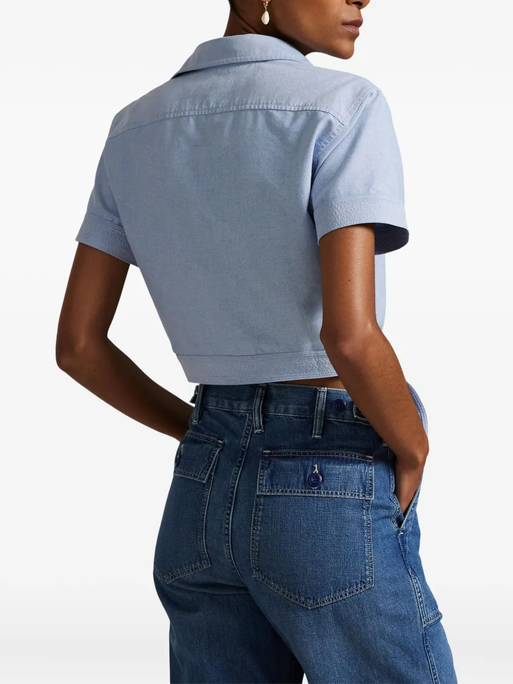 Polo Ralph Lauren Katoenen blouse Blauw