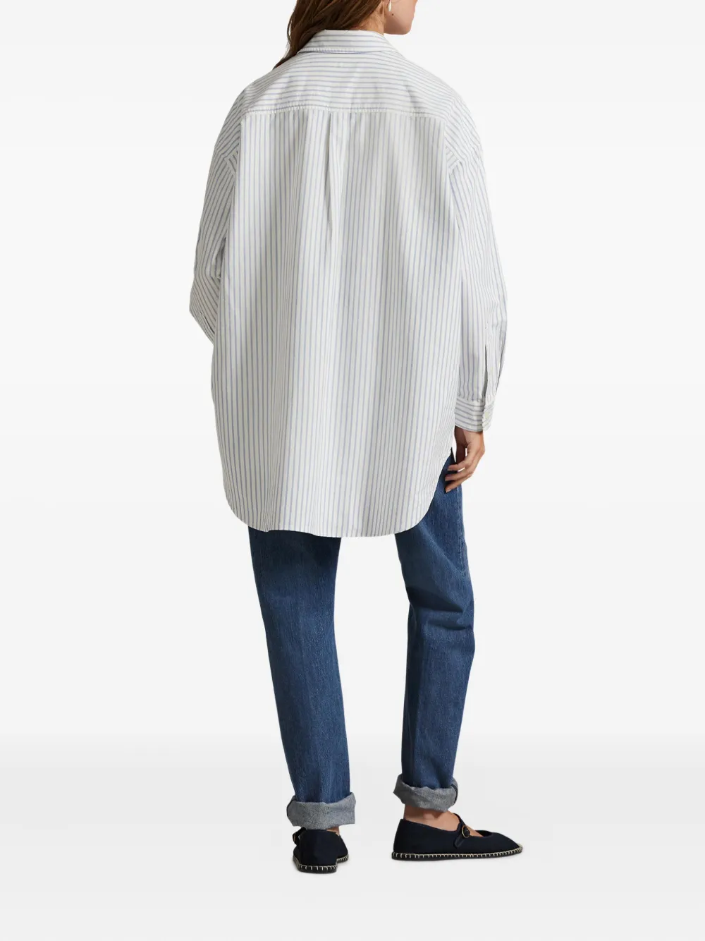 Polo Ralph Lauren The Big gestreept blouse Wit