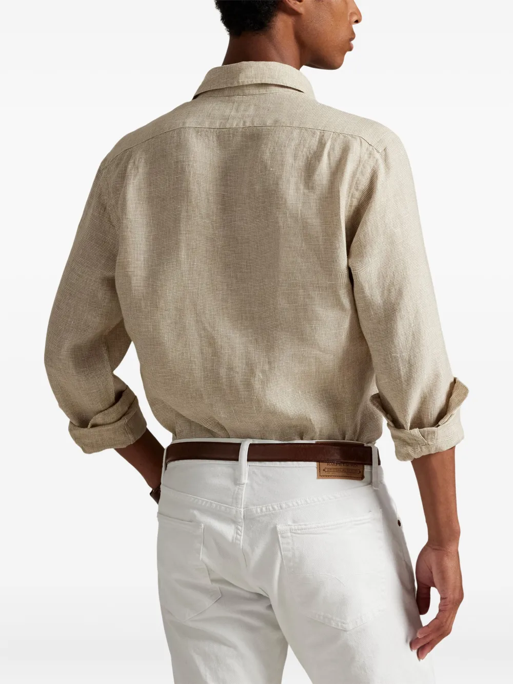 Polo Ralph Lauren Linnen overhemd Beige