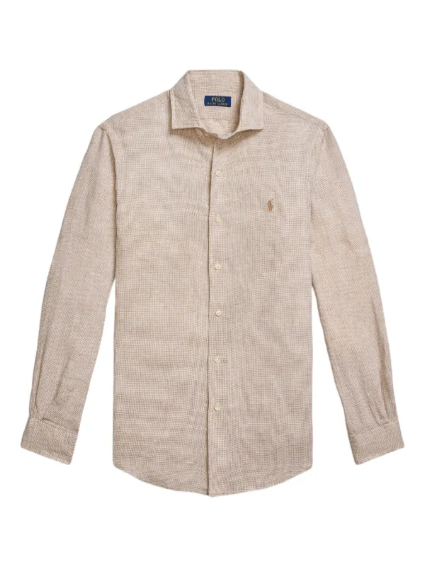 Polo Ralph Lauren ロングスリーブ リネンシャツ | ニュートラル 