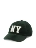 Polo Ralph Lauren NY-appliqué corduroy cap - Green