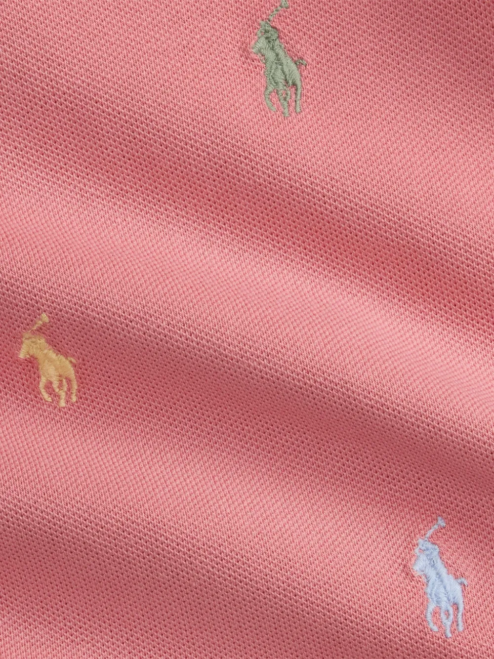 POLO RALPH LAUREN KIDS embroidered polo dress set Roze