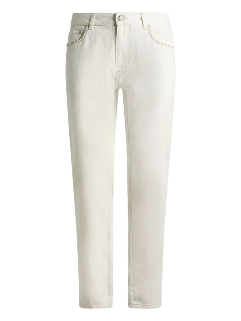 ETRO Jeans met gestikte zak Wit