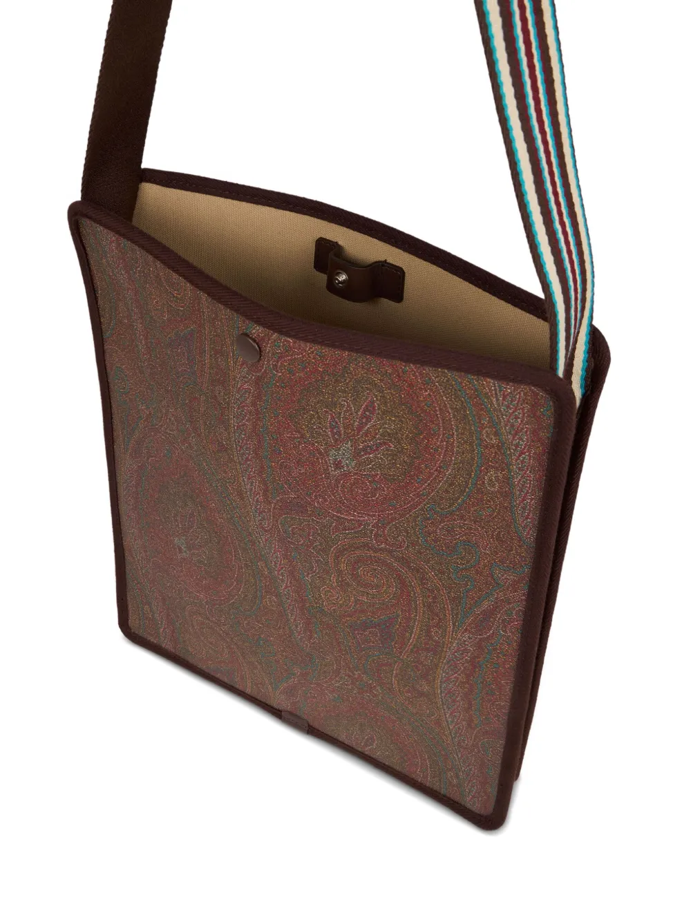ETRO medium Arnica paisley-pattern messenger bag Bruin