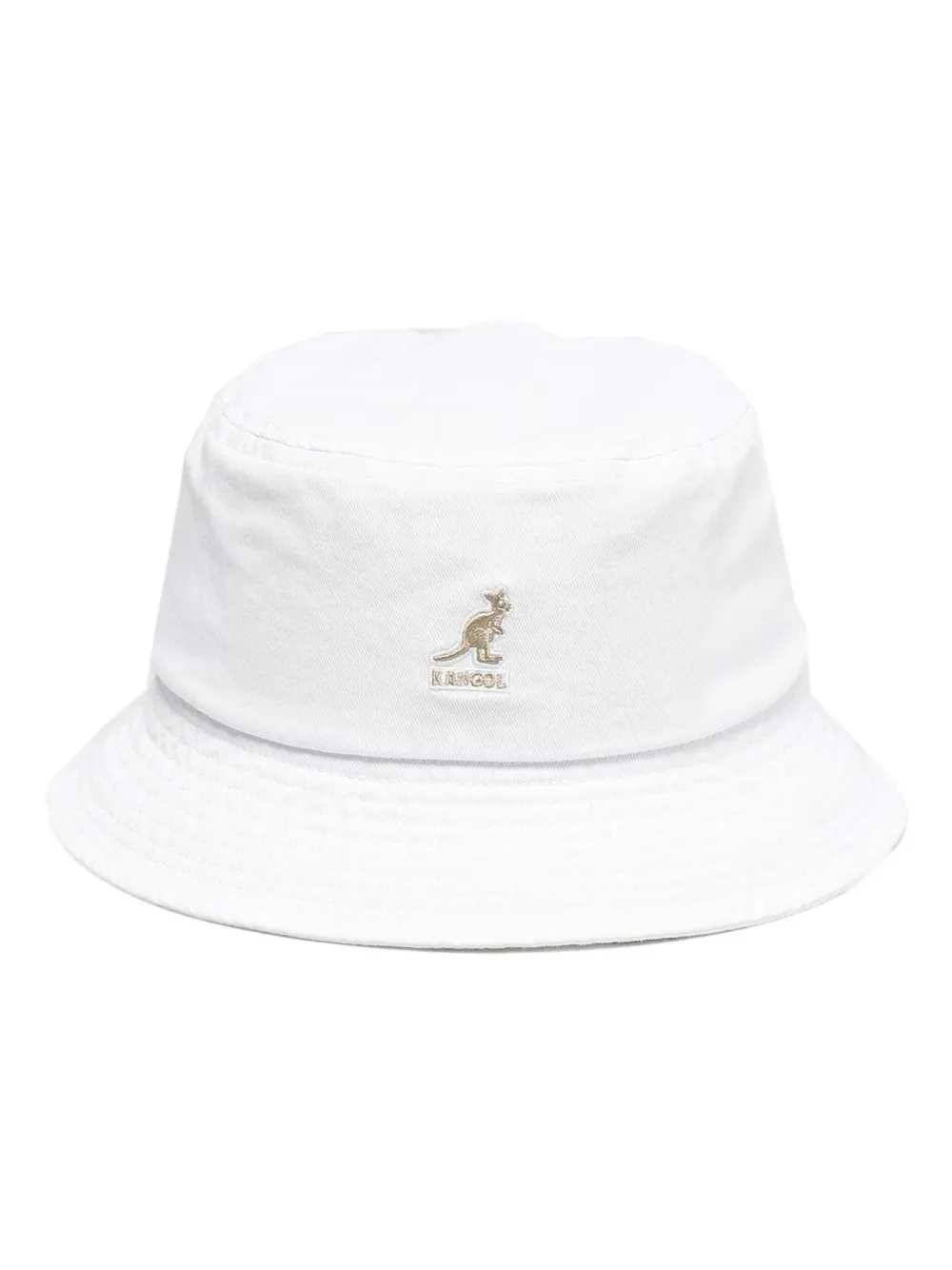 Kangol kangaroo logo bucket hat Wit