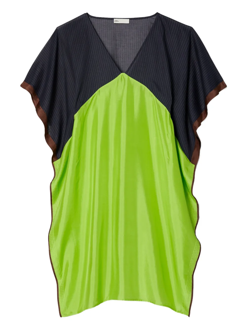 Shop Tory Burch Colourblock Midi Dress