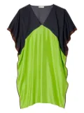 Tory Burch colourblock midi dress - Green