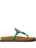 Tory Burch Miller Cloud thong flat sandals - Brown