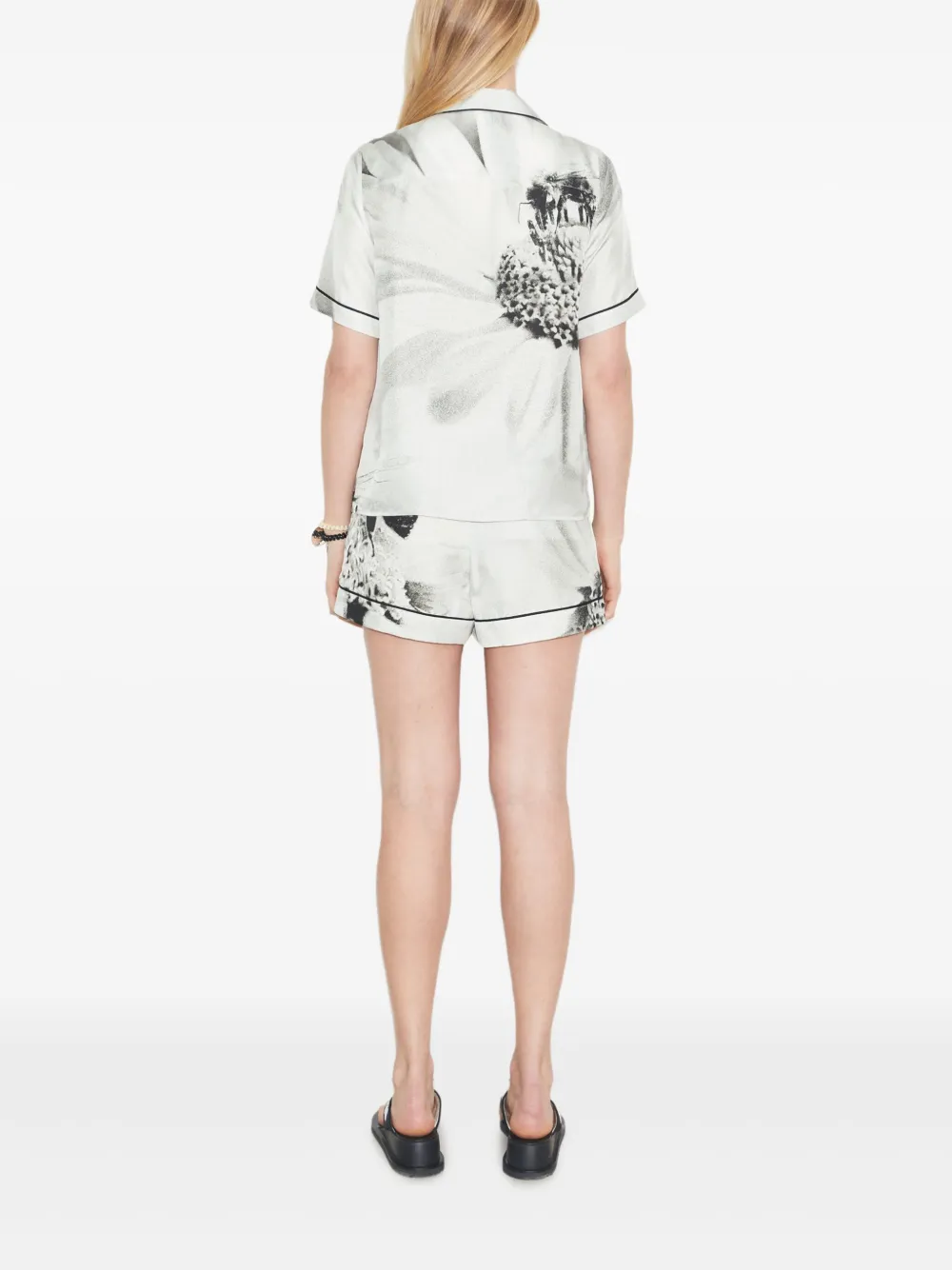Tory Burch Blouse met bloemenprint Grijs