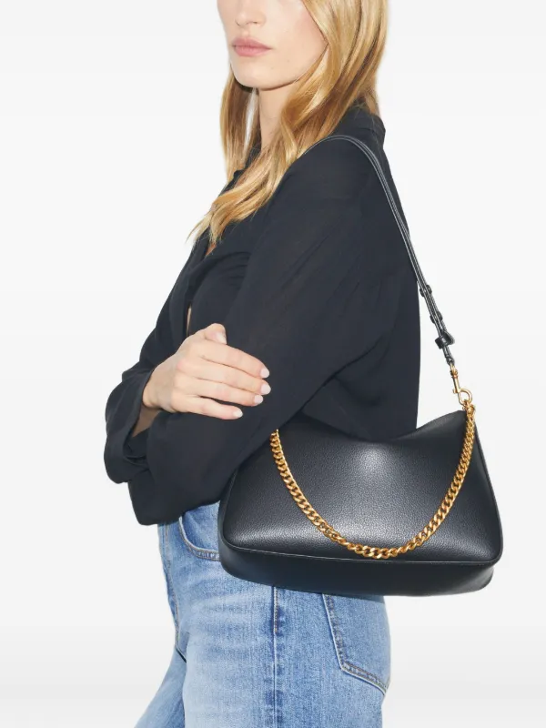 Tory Burch Perry chain-embellished Shoulder Bag | Black | FARFETCH