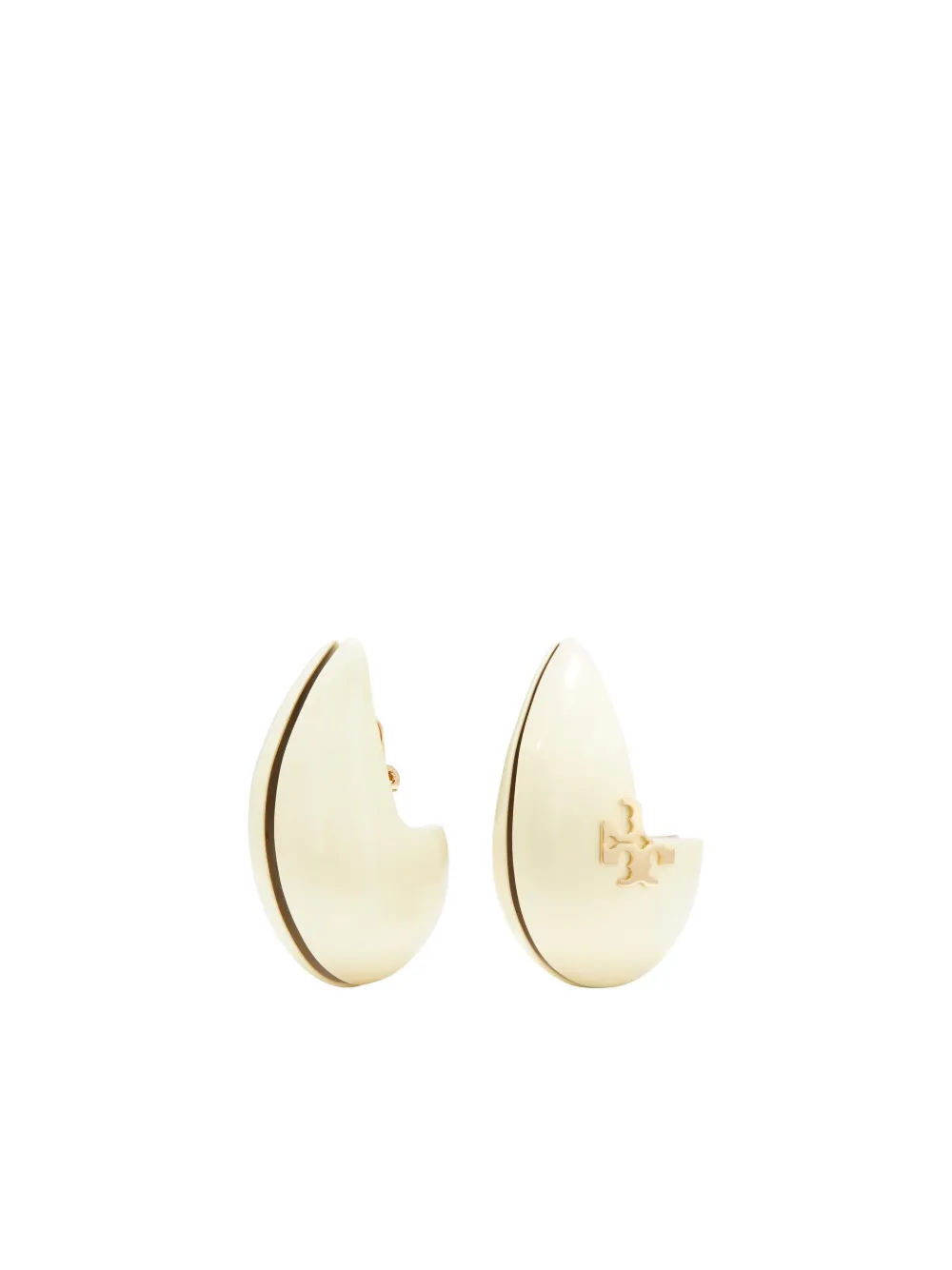 Tory Burch ドーム ピアス - ニュートラル Tory Burch ドーム ピアス - ニュートラル