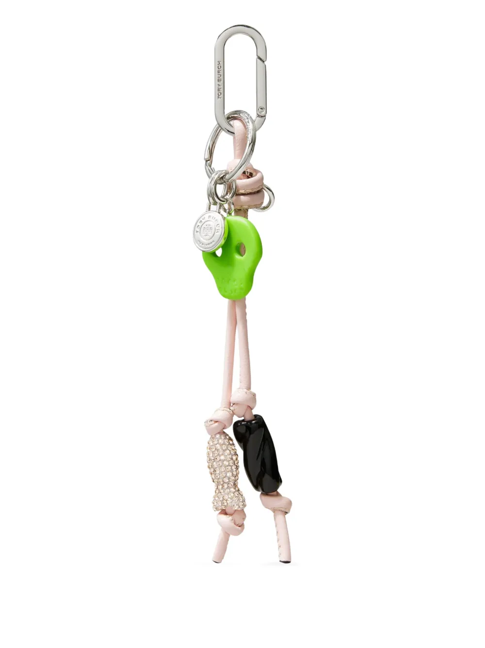 Tory Burch Pick and Mix skull-charm keychain | Pink | Image 1
