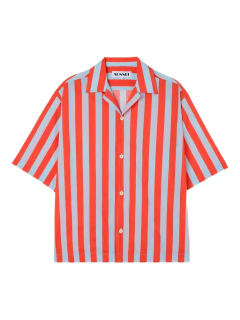 Sunnei stripe short-sleeve shirt