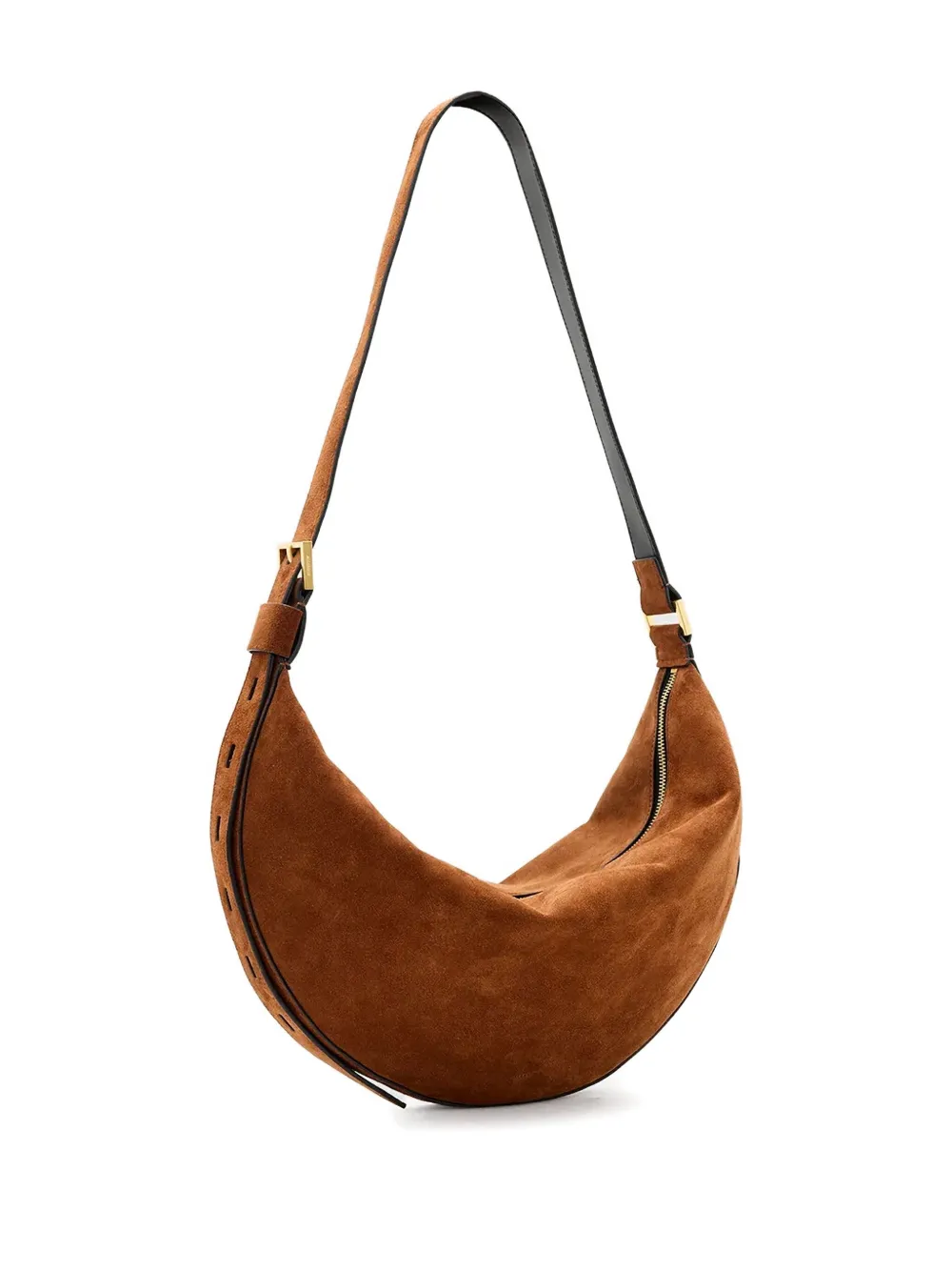 AllSaints suede crossbody bag | Image 2