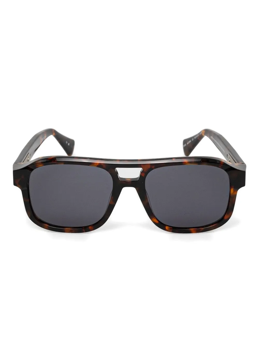 AllSaints Zonnebril met rechthoekig montuur Bruin
