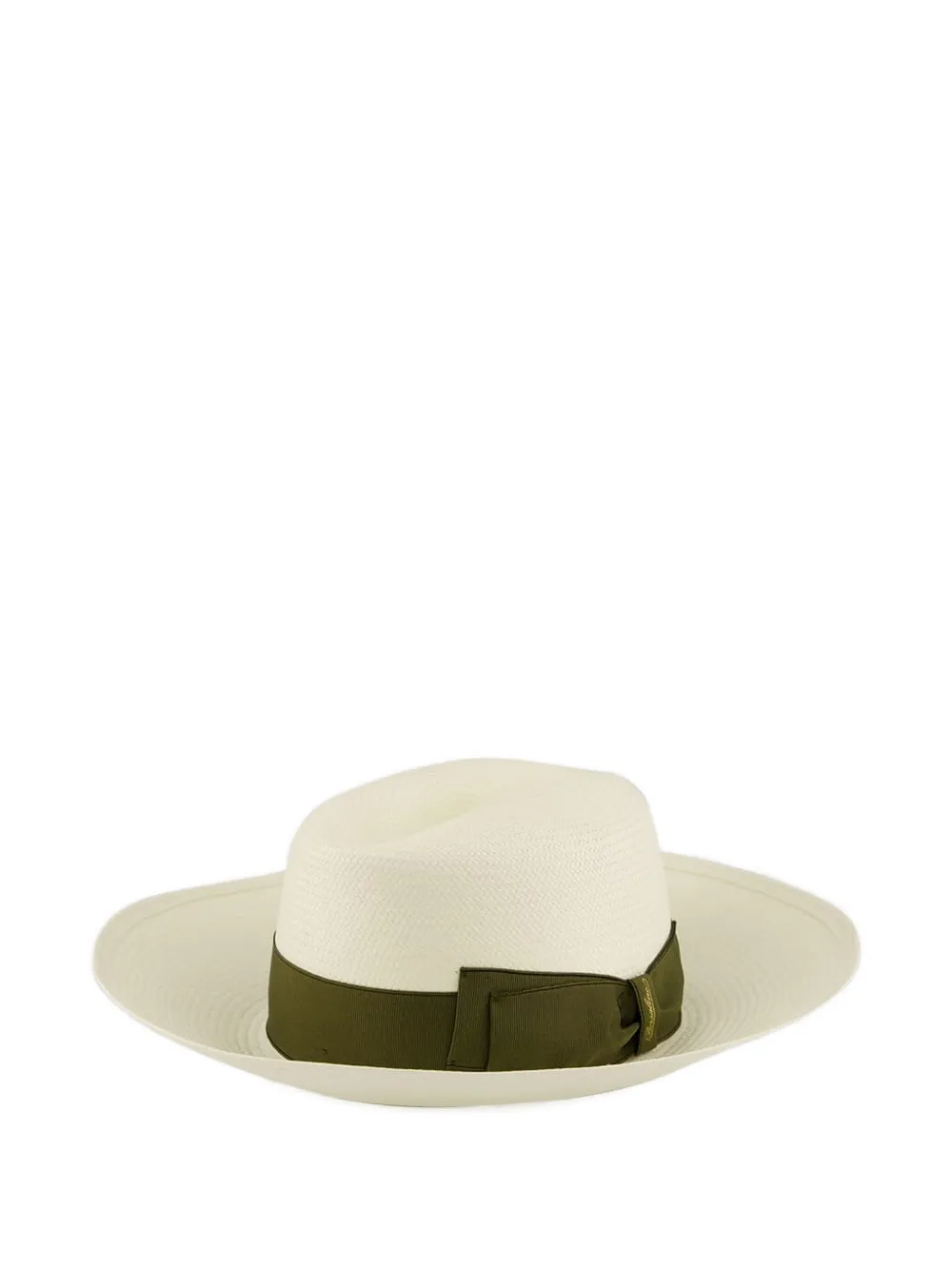 Borsalino Claudette Panama Wide-brim Hat In Neutral