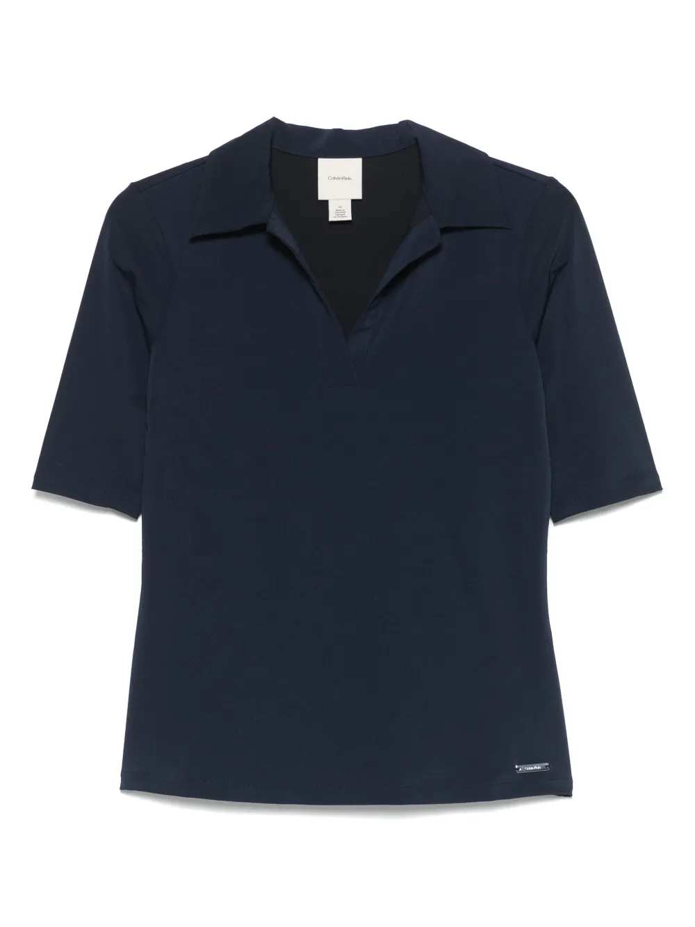 stretch-design polo top