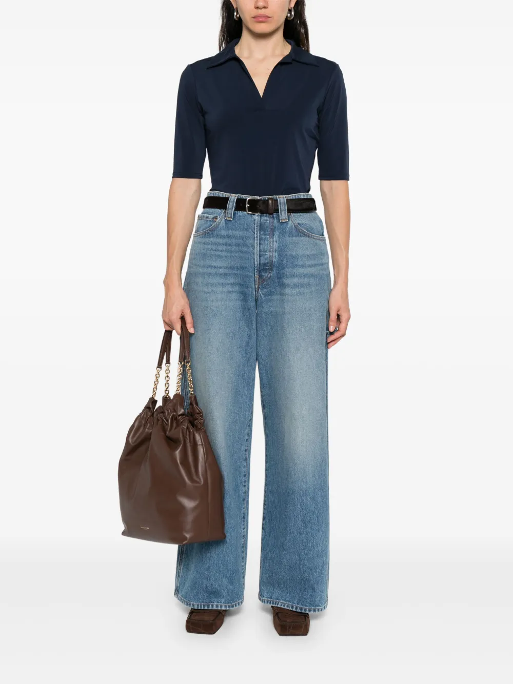 Calvin Klein stretch-design polo top - Blauw