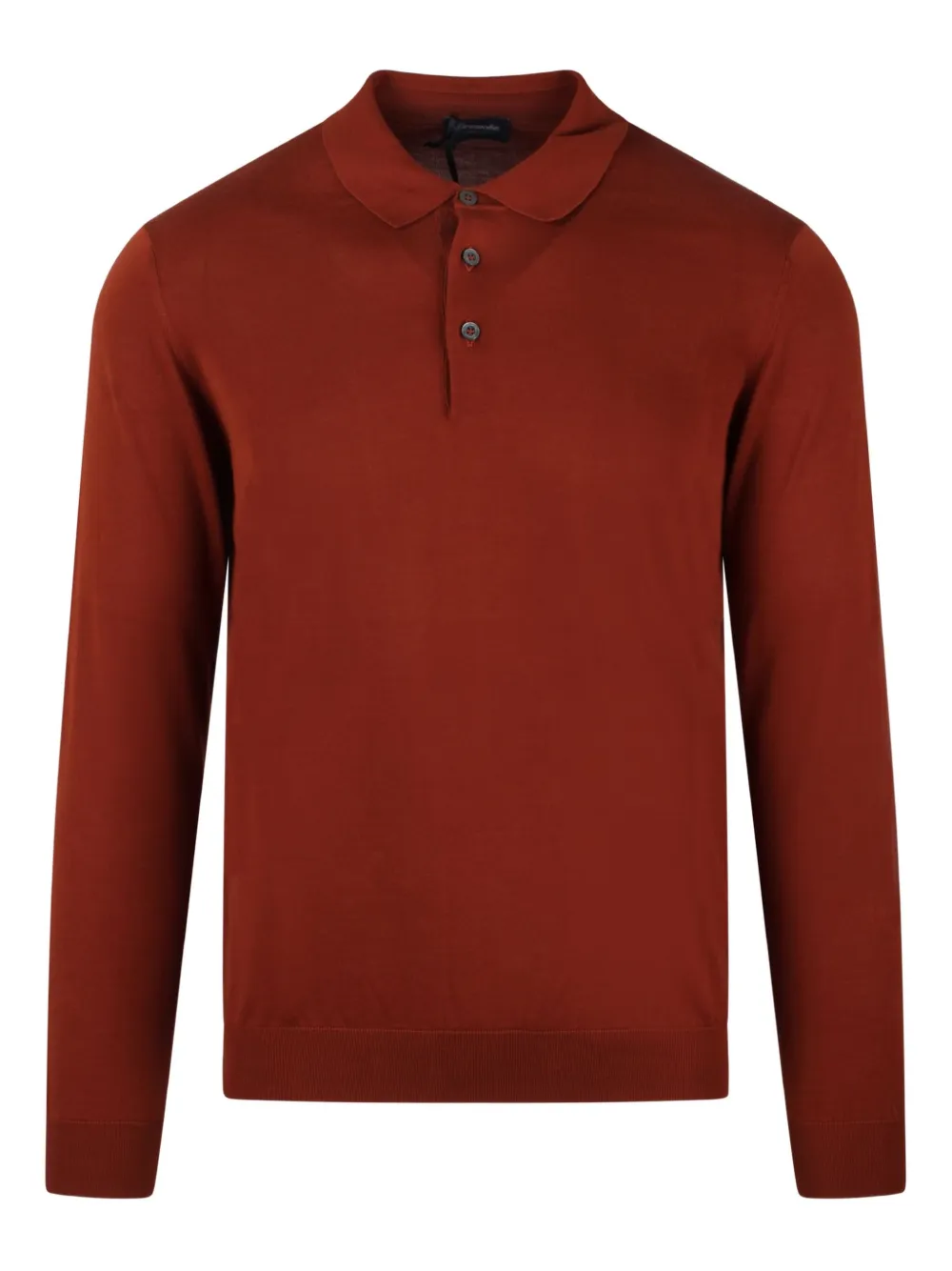 Drumohr long-sleeve polo shirt