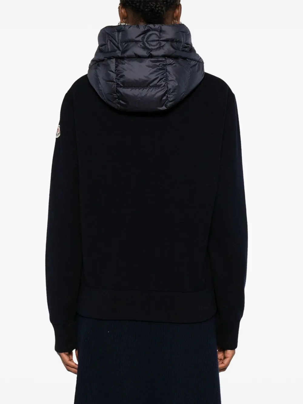 Moncler Donsjack met capuchon Blauw