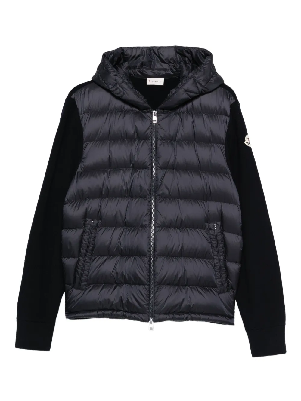 Moncler Donsjack met capuchon Blauw