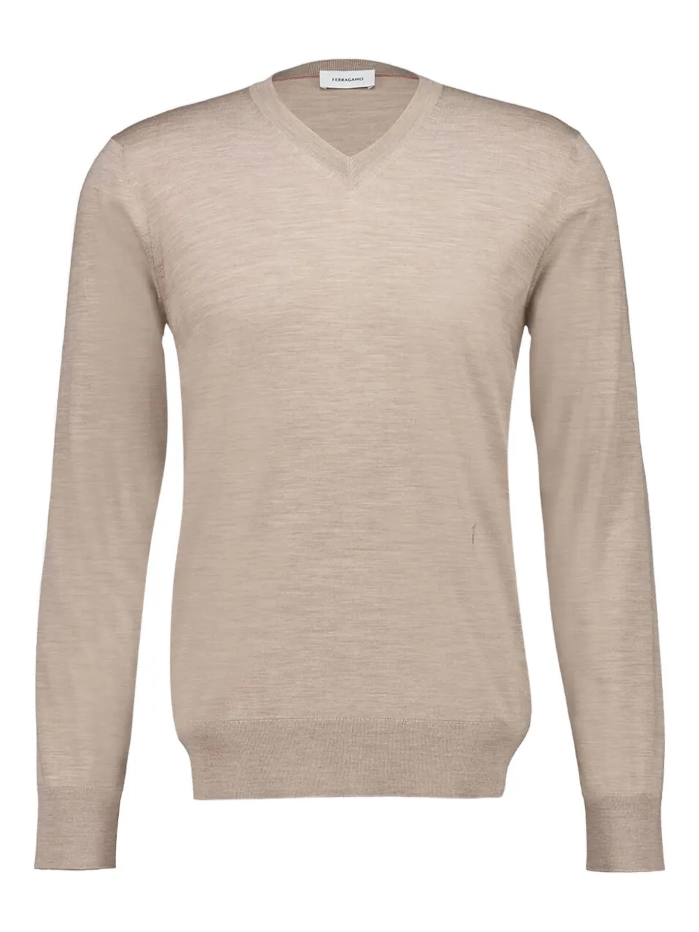 Ferragamo Sweater met V-hals Bruin