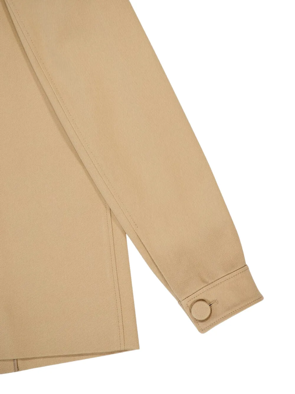 Gabriela Hearst Ulu Chore Jacket In Camel Sea Island Cotton Twill In Brown