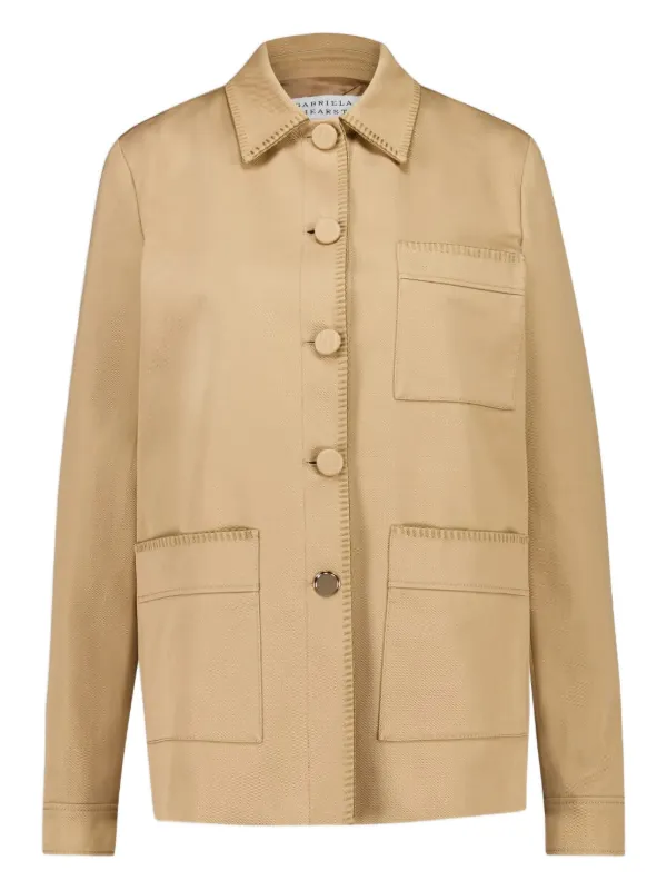 Gabriela Hearst Ulu Chore Jacket in Neutrals