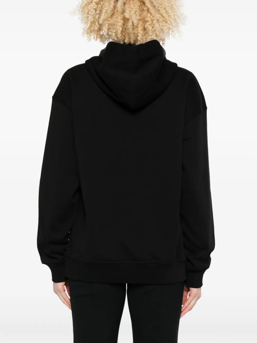 Diesel Oval-D hoodie Zwart