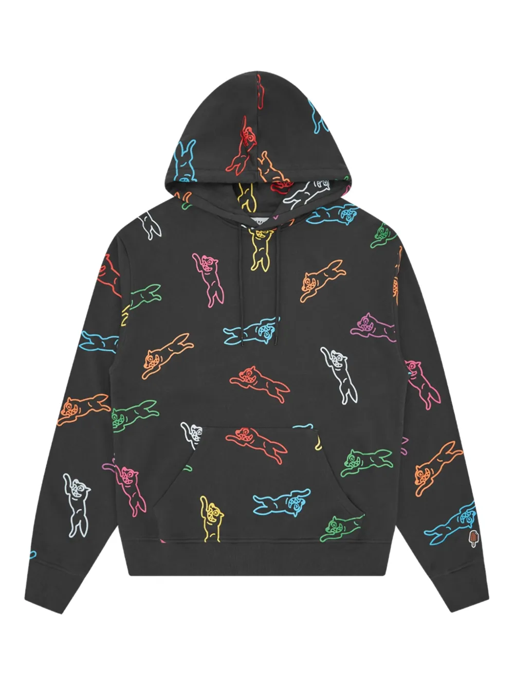 ICECREAM Running Dog graphic-print hoodie | negro | Image 1