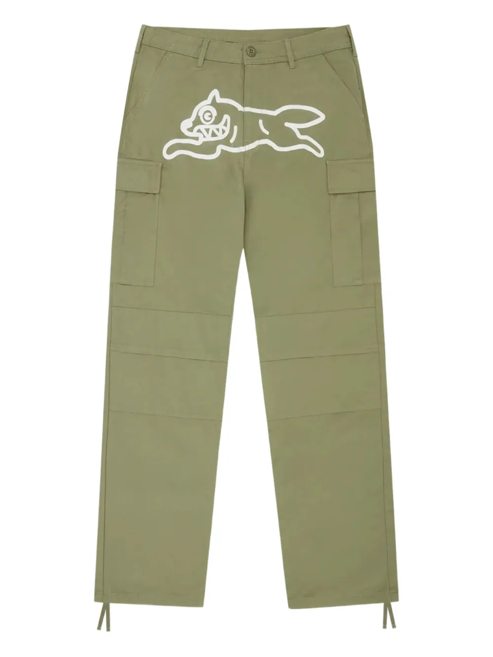 ICECREAM graphic-print cargo trousers | Green | Image 1