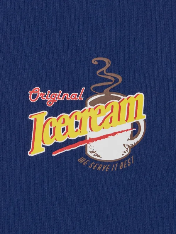 Icecream グラフィックプリント コットン フーディー ICECREAM graphic-print Hoodie | Blue | FARFETCH JO