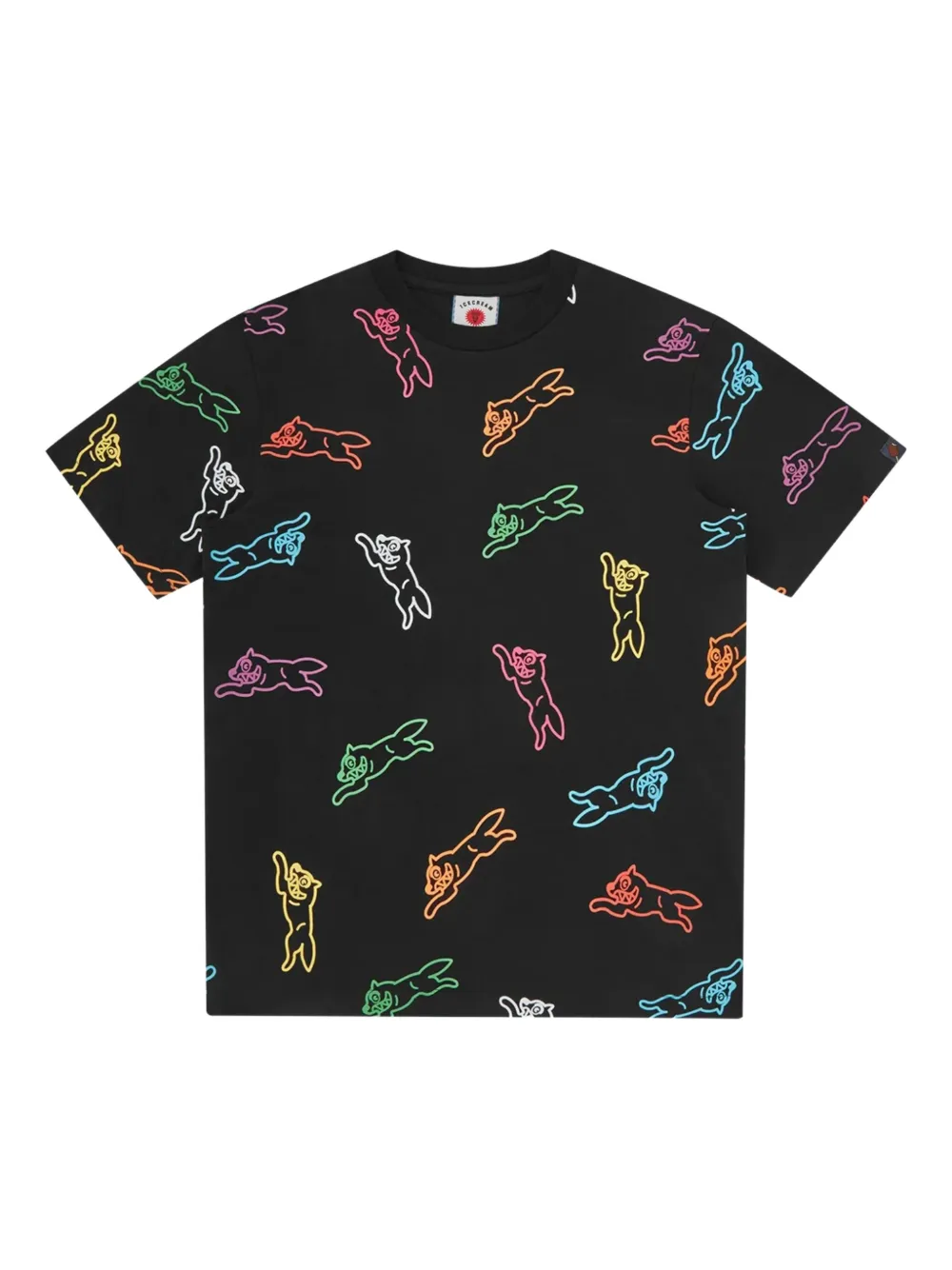 ICECREAM playera con estampado gráfico | negro | Image 1