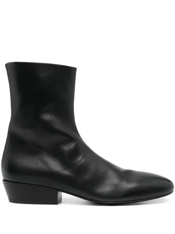 Marsèll レザー アンクルブーツ | ブラック | FARFETCH JP