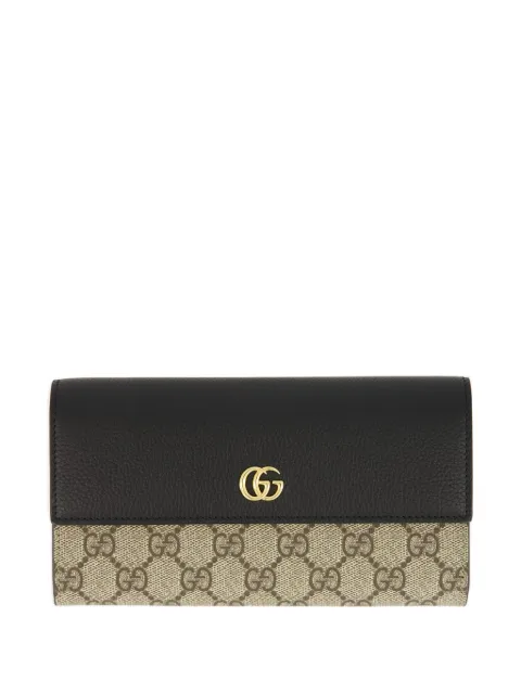 Gucci logo leather wallet