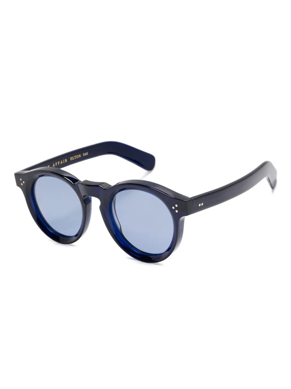 Family Affair round-frame sunglasses Blauw
