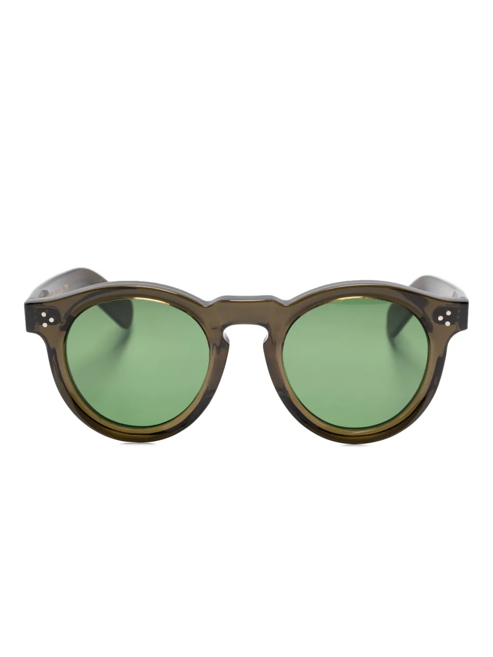 Family Affair round-frame sunglasses Groen