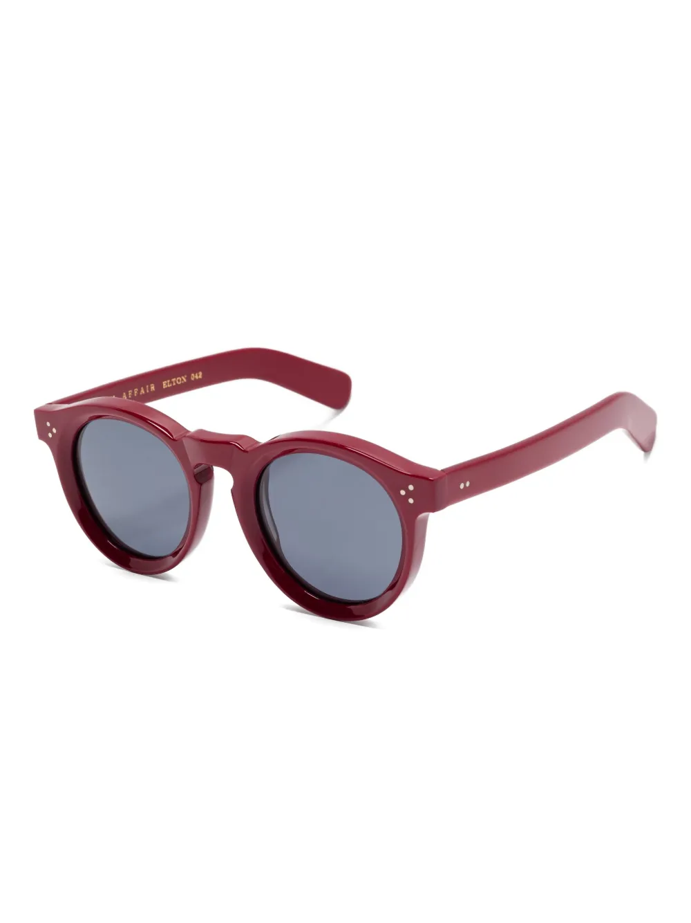 Family Affair round-frame sunglasses Rood