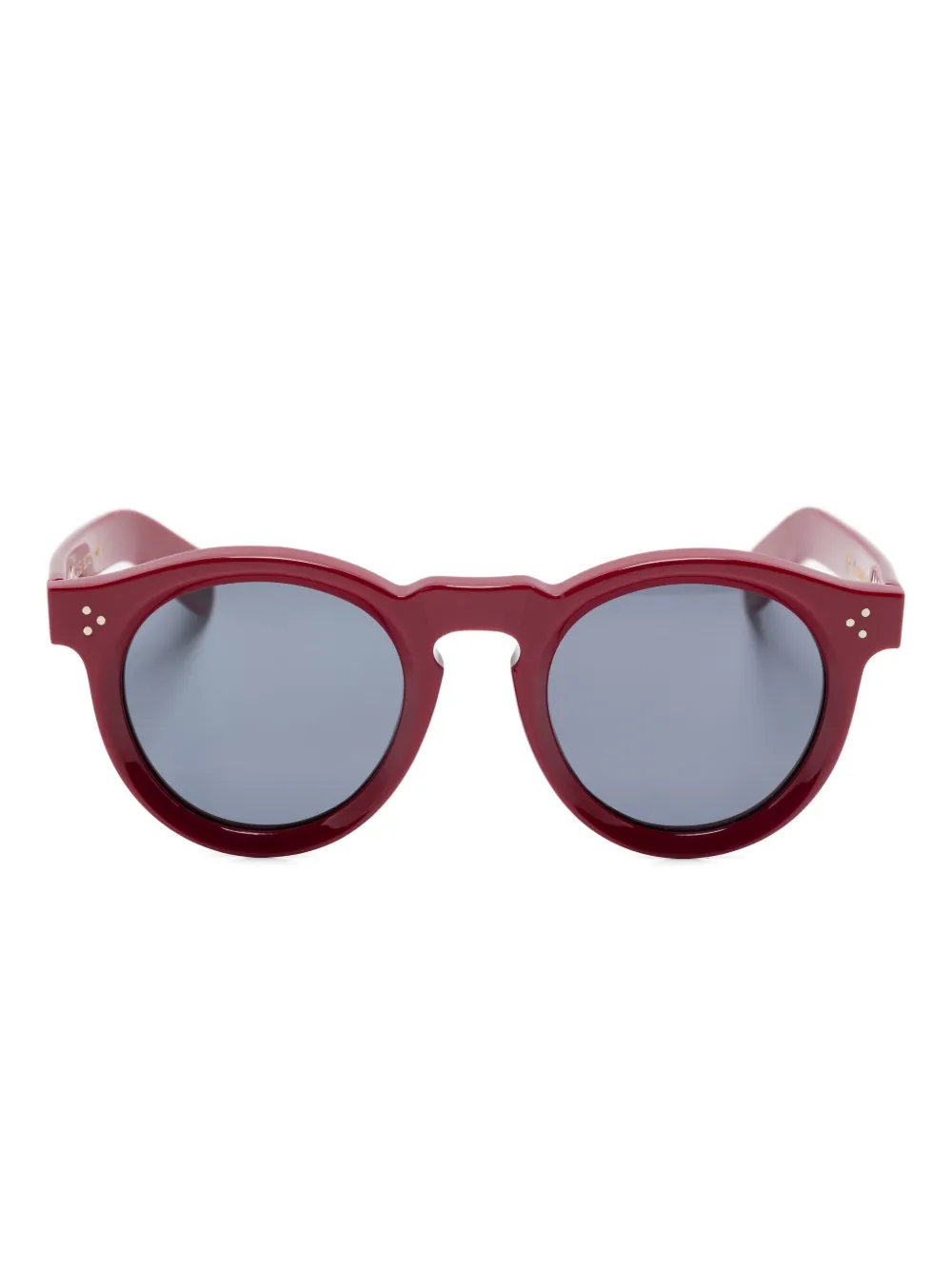 Family Affair round-frame sunglasses Rood