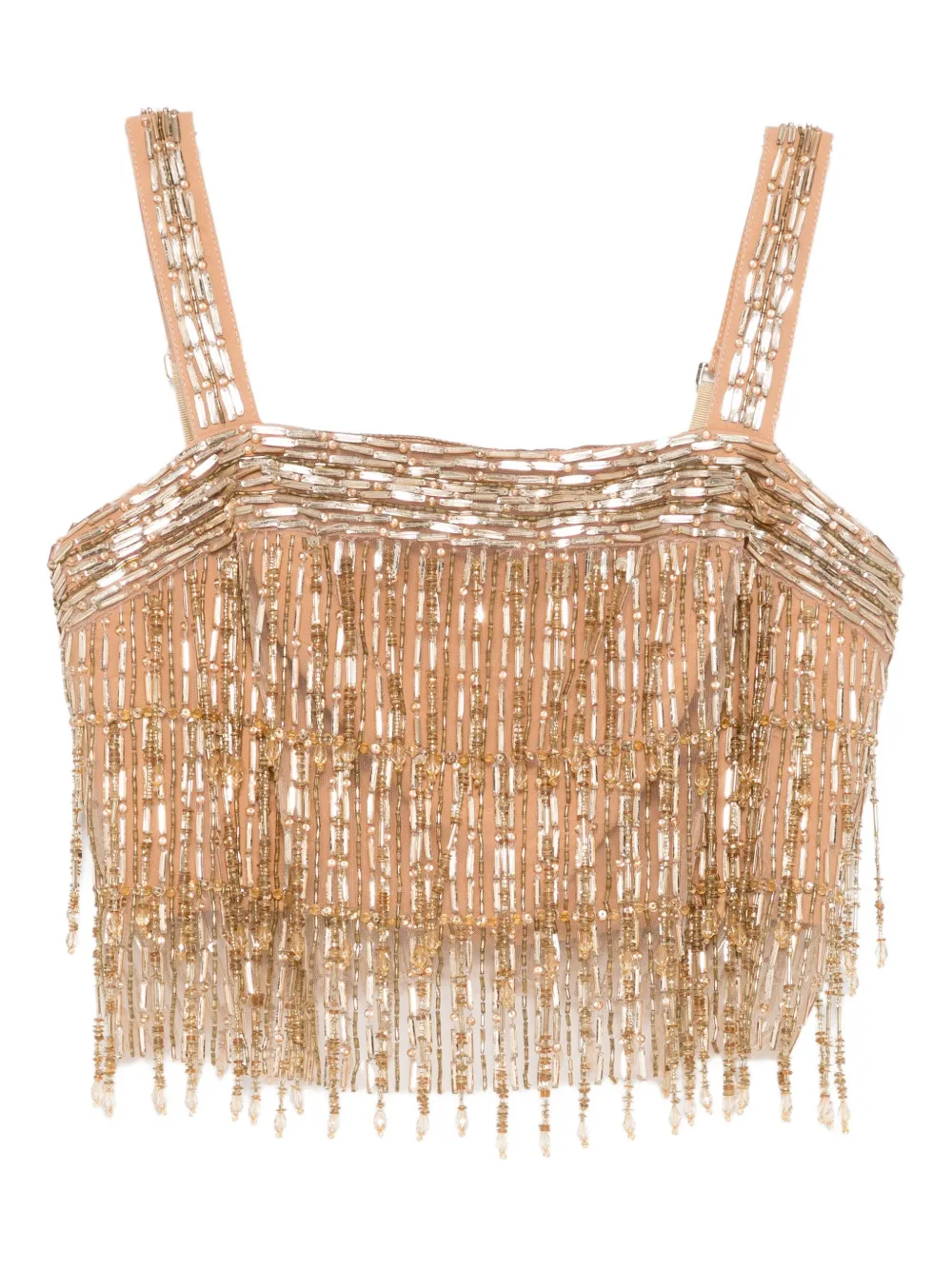 Elisabetta Franchi Top met pailletten Goud