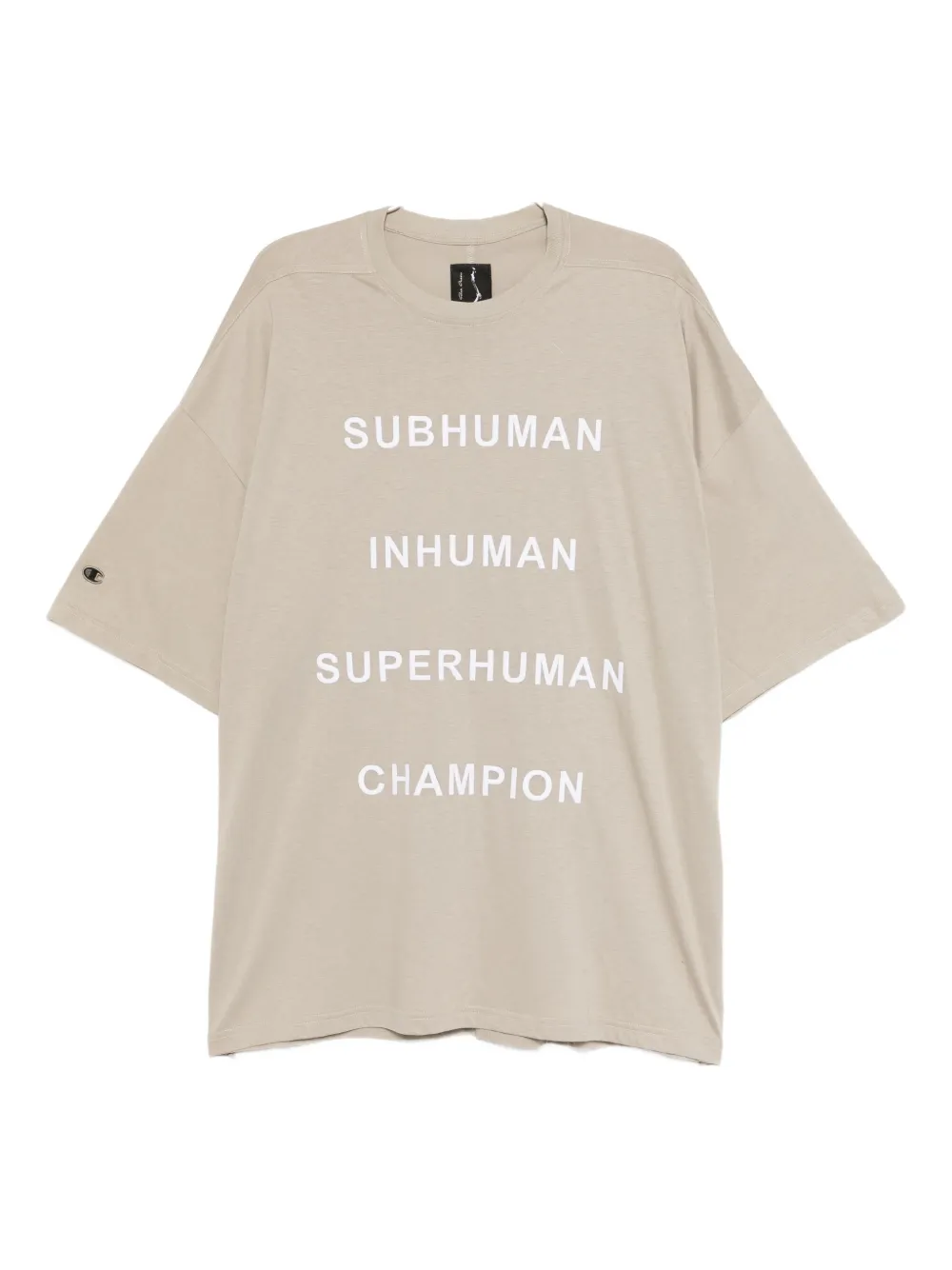 Rick Owens X Champion T-shirt Rick Owens x Champion Tommy T - Toni neutri