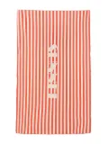 Sunnei striped waffle towel - White