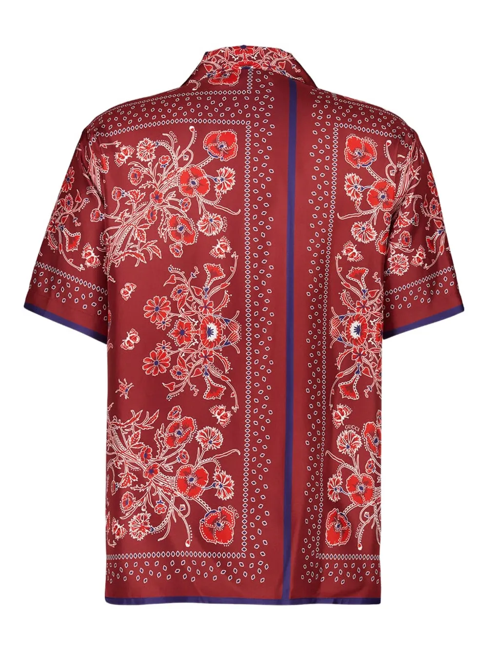 Gucci Disco zijden overhemd met bloemenprint - Rood
