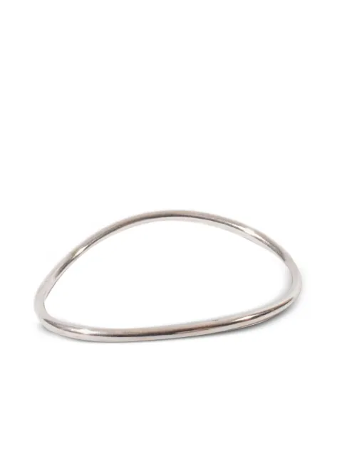 Ann Demeulemeester pulsera con logo grabado