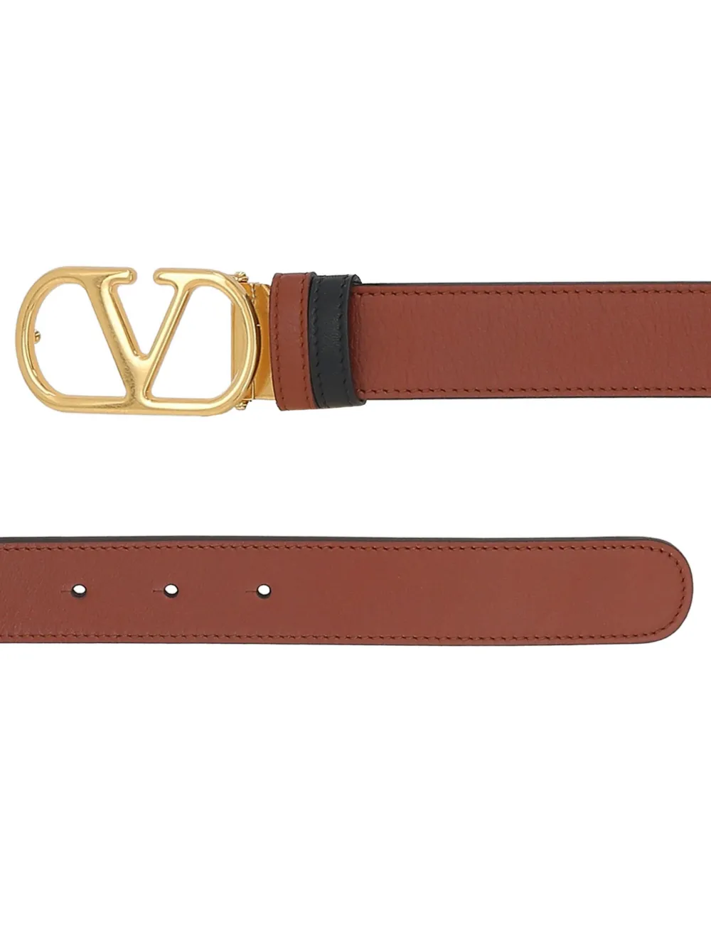 Valentino Garavani Leren riem Bruin