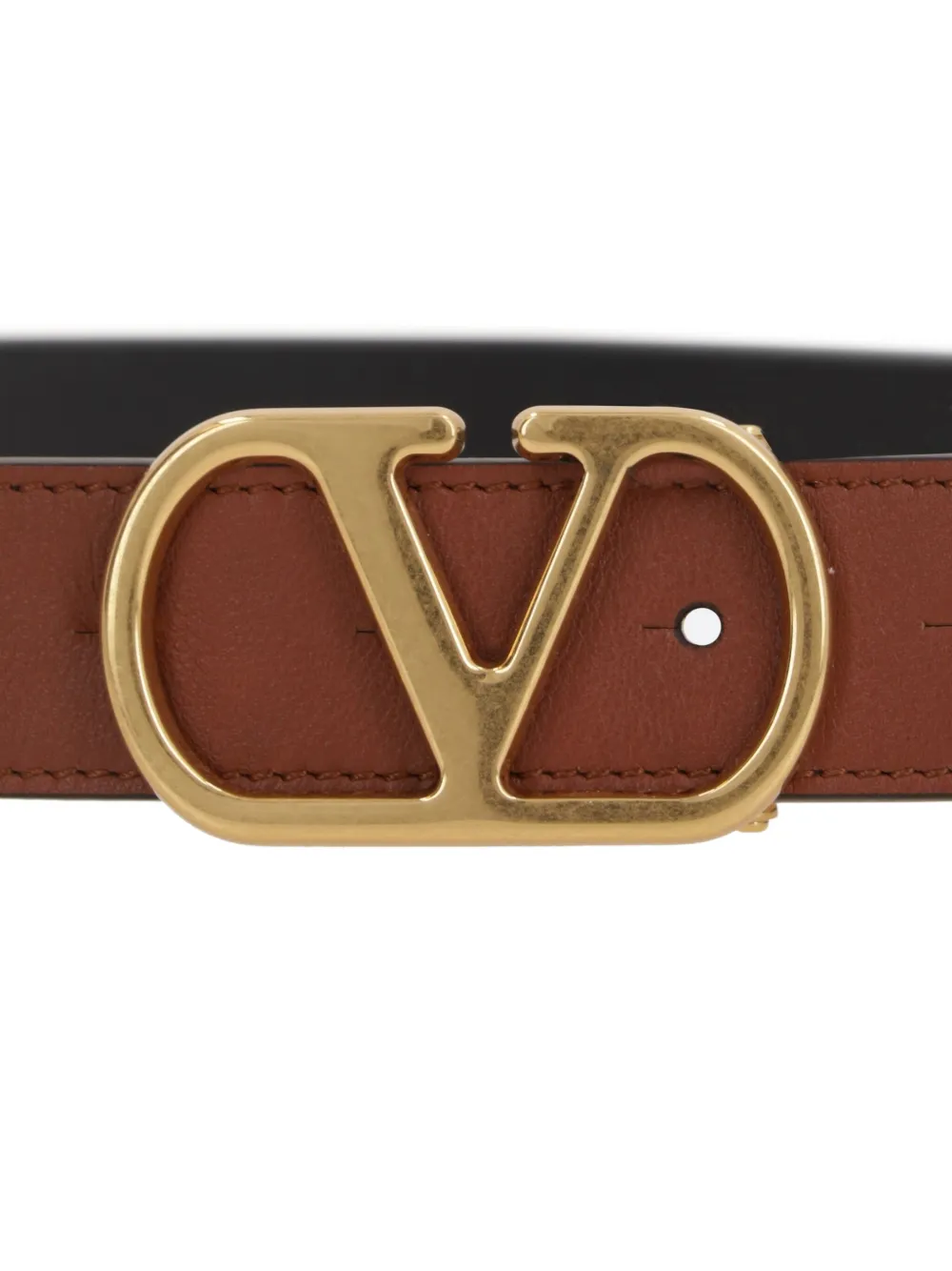 Valentino Garavani Leren riem Bruin