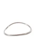 Ann Demeulemeester logo-engraved bangle - Silver