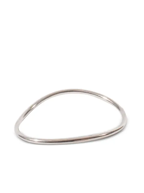 Ann Demeulemeester logo-engraved bangle