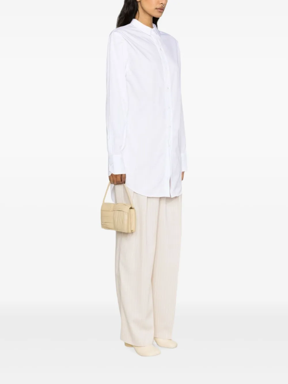 SA SU PHI Slim-fit blouse Wit