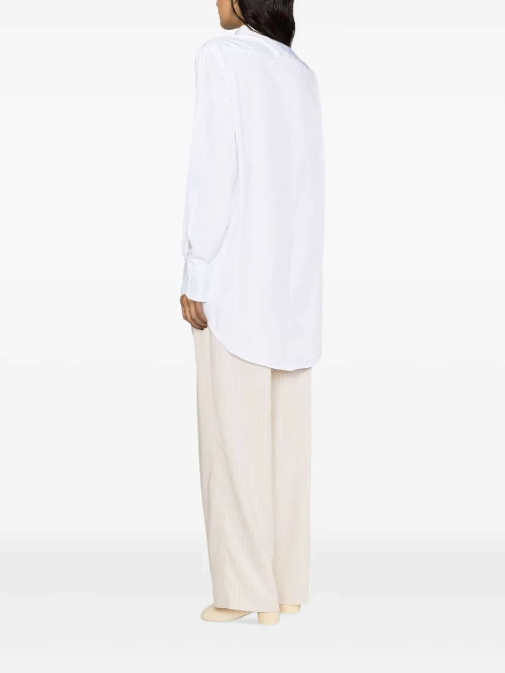 SA SU PHI Slim-fit blouse Wit